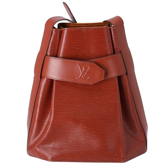 Louis Vuitton Sac Depaule Epi Shoulder Bag M80203 Kenyan Brown Leather - Picture 1 of 8
